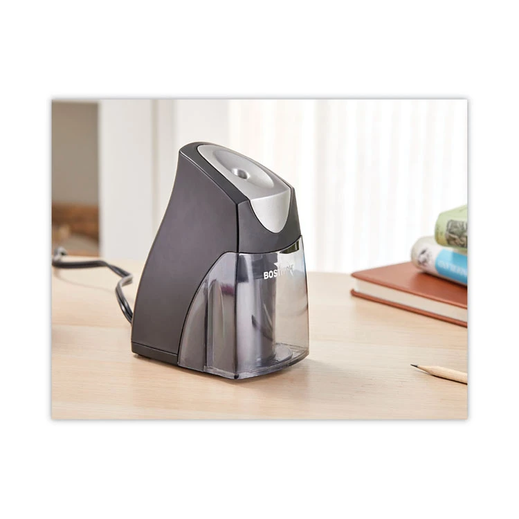 Bostitch QuietSharp Executive Vertical Electric Pencil Sharpener, AC-Powered, 5.88 X 3.69 X 6.4, Black 4 Bostitch QuietSharp Executive Vertical Electric Pencil Sharpener, AC-Powered, 5.88 X 3.69 X 6.4, Black - Image 2