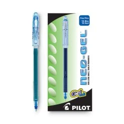 Pilot Neo-Gel Gel Pen, Stick, Fine 0.7 Mm, Blue Ink, Blue Barrel, Dozen -Bostitch Shop 752000