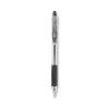 Pilot EasyTouch Ballpoint Pen, Retractable, Fine 0.7 Mm, Black Ink, Clear Barrel, Dozen -Bostitch Shop 752029