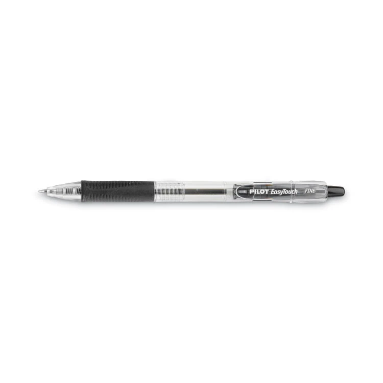 Pilot EasyTouch Ballpoint Pen, Retractable, Fine 0.7 Mm, Black Ink, Clear Barrel, Dozen 5 Pilot EasyTouch Ballpoint Pen, Retractable, Fine 0.7 Mm, Black Ink, Clear Barrel, Dozen - Image 3