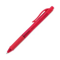 Pentel EnerGel-X Gel Pen, Retractable, Medium 0.7 Mm, Red Ink, Red Barrel, Dozen -Bostitch Shop 752979