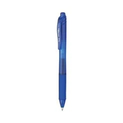Pentel EnerGel-X Gel Pen, Retractable, Medium 0.7 Mm, Blue Ink, Blue Barrel, Dozen