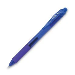 Pentel EnerGel-X Gel Pen, Retractable, Medium 0.7 Mm, Blue Ink, Blue Barrel, Dozen -Bostitch Shop 752983