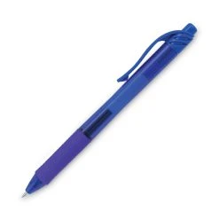 Pentel EnerGel-X Gel Pen, Retractable, Medium 0.7 Mm, Blue Ink, Blue Barrel, Dozen -Bostitch Shop 752984