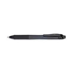 Pentel EnerGel-X Gel Pen, Retractable, Bold 1 Mm, Black Ink, Smoke Barrel, Dozen -Bostitch Shop 752987