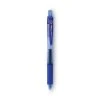 Pentel EnerGel-X Gel Pen, Retractable, Fine 0.5 Mm Needle Tip, Blue Ink, Blue Barrel, Dozen -Bostitch Shop 752997