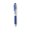 Pentel WOW! Gel Pen, Retractable, Medium 0.7 Mm, Blue Ink, Clear/Blue Barrel, Dozen -Bostitch Shop 753006