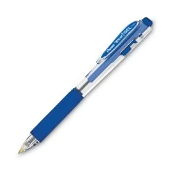 Pentel WOW! Gel Pen, Retractable, Medium 0.7 Mm, Blue Ink, Clear/Blue Barrel, Dozen -Bostitch Shop 753010