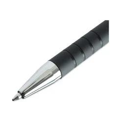 Universal Ballpoint Pen, Retractable, Fine 0.7 Mm, Black Ink, Black Barrel, Dozen -Bostitch Shop 753970