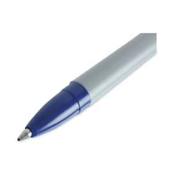 Universal Ballpoint Pen, Stick, Fine 0.7 Mm, Blue Ink, Gray Barrel, Dozen -Bostitch Shop 754088