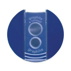 Staedtler Cylinder Handheld Pencil Sharpener, Two-Hole, 1.63 X 2.25, Blue/Silver 8 Staedtler Cylinder Handheld Pencil Sharpener, Two-Hole, 1.63 X 2.25, Blue/Silver -Bostitch Shop 754342