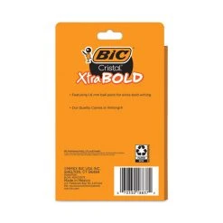 Bic Cristal Xtra Bold Ballpoint Pen, Stick, Bold 1.6 Mm, Assorted Ink And Barrel Colors, 24/Pack -Bostitch Shop 754478
