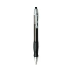 Bic Velocity Easy Glide Ballpoint Pen, Retractable, Medium 1 Mm, Black Ink, Translucent Black Barrel, Dozen 9 Bic Velocity Easy Glide Ballpoint Pen, Retractable, Medium 1 Mm, Black Ink, Translucent Black Barrel, Dozen -Bostitch Shop 754495