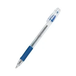 Pilot EasyTouch Ballpoint Pen, Stick, Medium 1 Mm, Blue Ink, Clear Barrel, Dozen -Bostitch Shop 765068