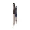 Zebra StylusPen Telescopic Ballpoint Pen/Stylus, Retractable, Medium 1 Mm, Black Ink, Blue/Gray Barrel, 2/Pack