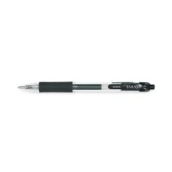 Zebra Sarasa Dry Gel X20 Gel Pen, Retractable, Fine 0.5 Mm, Black Ink, Smoke Barrel, 12/Pack -Bostitch Shop 765086