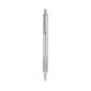 Zebra F-701 Ballpoint Pen, Retractable, Fine 0.7 Mm, Black Ink, Stainless Steel/Black Barrel