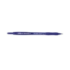 Paper Mate Profile Gel Pen, Retractable, Bold 1 Mm, Blue Ink, Translucent Blue Barrel, Dozen -Bostitch Shop 765497