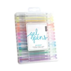 U Brands Gel Pen, Stick, Fine, Assorted Sizes, Assorted Ink And Barrel Colors, 30/Pack