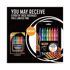 Bic Gel-ocity Quick Dry Gel Pen, Retractable, Medium 0.7 Mm, Assorted Ink And Barrel Colors, 8/Pack -Bostitch Shop 771560