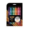 Bic Gel-ocity Quick Dry Gel Pen, Retractable, Medium 0.7 Mm, Assorted Ink And Barrel Colors, 8/Pack -Bostitch Shop 771561