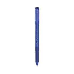 Paper Mate Write Bros. Grip Ballpoint Pen, Stick, Medium 1 Mm, Blue Ink, Blue Barrel, Dozen