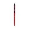 Pentel EnerGel RTX Gel Pen, Retractable, Medium 0.7 Mm, Black Ink, Red/White/Blue Barrel, 5/Pack