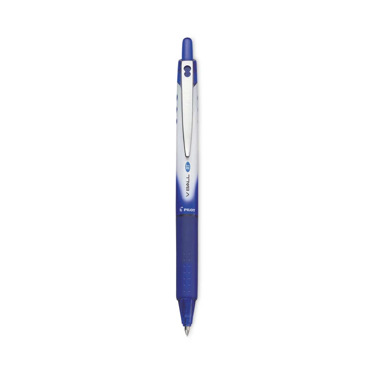 Pilot VBall RT Liquid Ink Roller Ball Pen, Retractable, Extra-Fine 0.5 Mm, Blue Ink, Blue/White Barrel 3 Pilot VBall RT Liquid Ink Roller Ball Pen, Retractable, Extra-Fine 0.5 Mm, Blue Ink, Blue/White Barrel