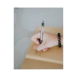 Zebra F-301 Ballpoint Pen, Retractable, Bold 1.6 Mm, Black Ink, Stainless Steel/Black Barrel, 12/Pack -Bostitch Shop 777362