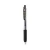Zebra Sarasa Clip Gel Pen, Retractable, Medium 0.7 Mm, Black Ink, Clear Barrel, 12/Pack