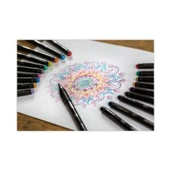 Crayola Detailing Gel Pen, Stick, Medium 1 Mm, Assorted Ink Colors, Black Barrel, 20/Pack -Bostitch Shop 778583