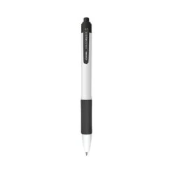 Zebra Sarasa Dry X20+ Gel Pen, Retractable, Fine 0.7 Mm, Black Ink, White Barrel, Dozen