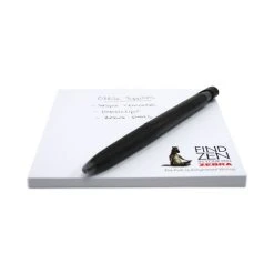 Zebra BLen Gel Pen, Retractable, Fine 0.7 Mm, Black Ink, Black Barrel, Dozen -Bostitch Shop 779399