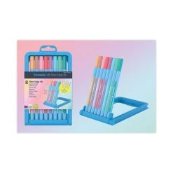 Schneider® Slider Edge XB Pastel Ballpoint Pens With Convertible Case/Stand, Stick, Extra-Bold 1.4mm, Assorted Ink/Barrel Colors, 8/Set 14 Schneider® Slider Edge XB Pastel Ballpoint Pens With Convertible Case/Stand, Stick, Extra-Bold 1.4mm, Assorted Ink/Barrel Colors, 8/Set -Bostitch Shop 783000