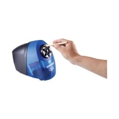Bostitch QuietSharp 6 Classroom Electric Pencil Sharpener, AC-Powered, 6.13 X 10.69 X 9, Blue -Bostitch Shop 784226
