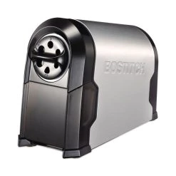 Bostitch Super Pro Glow Commercial Electric Pencil Sharpener, AC-Powered, 6.13 X 10.63 X 9, Black/Silver