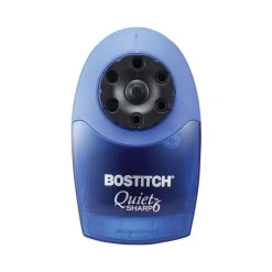 Bostitch QuietSharp 6 Classroom Electric Pencil Sharpener, AC-Powered, 6.13 X 10.69 X 9, Blue -Bostitch Shop 784304