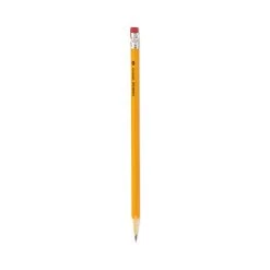 Universal #2 Woodcase Pencil, HB (#2), Black Lead, Yellow Barrel, Dozen