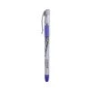 Universal Gel Pen, Stick, Medium 0.7 Mm, Blue Ink, Silver/Blue Barrel, Dozen -Bostitch Shop 800741
