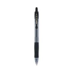 Pilot G2 Premium Gel Pen, Retractable, Fine 0.7 Mm, Black Ink, Smoke Barrel, Dozen