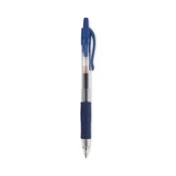 Pilot G2 Premium Gel Pen, Retractable, Extra-Fine 0.5 Mm, Blue Ink, Smoke Barrel, Dozen -Bostitch Shop 801259
