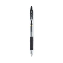 Pilot G2 Premium Gel Pen, Retractable, Extra-Fine 0.5 Mm, Black Ink, Smoke Barrel, Dozen