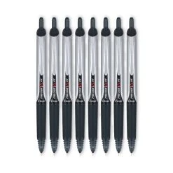 Pilot Precise V5RT Roller Ball Pen, Retractable, Extra-Fine 0.5 Mm, Black Ink, Black Barrel -Bostitch Shop 801279