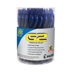 Pilot G2 Premium Gel Pen Convenience Pack, Retractable, Fine 0.7 Mm, Black Ink, Black Barrel, 36/Pack -Bostitch Shop 801322
