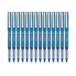 Pilot Precise V5 Roller Ball Pen, Stick, Extra-Fine 0.5 Mm, Blue Ink, Blue Barrel, Dozen -Bostitch Shop 801332