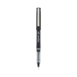 Pilot Precise V5 Roller Ball Pen, Stick, Extra-Fine 0.5 Mm, Black Ink, Black Barrel, Dozen