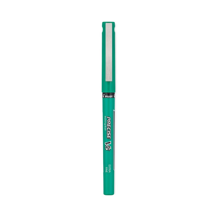Pilot Precise V5 Roller Ball Pen, Stick, Extra-Fine 0.5 Mm, Green Ink, Green Barrel, Dozen 5 Pilot Precise V5 Roller Ball Pen, Stick, Extra-Fine 0.5 Mm, Green Ink, Green Barrel, Dozen - Image 3