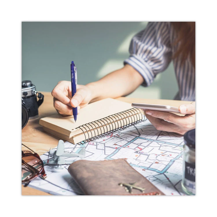 Pilot FriXion Clicker Erasable Gel Pen, Retractable, Fine 0.7 Mm, Assorted Ink And Barrel Colors, 8/Pack 5 Pilot FriXion Clicker Erasable Gel Pen, Retractable, Fine 0.7 Mm, Assorted Ink And Barrel Colors, 8/Pack - Image 3