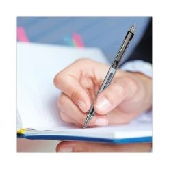 Pilot Better Ballpoint Pen, Retractable, Fine 0.7 Mm, Black Ink, Smoke Barrel, Dozen -Bostitch Shop 802261