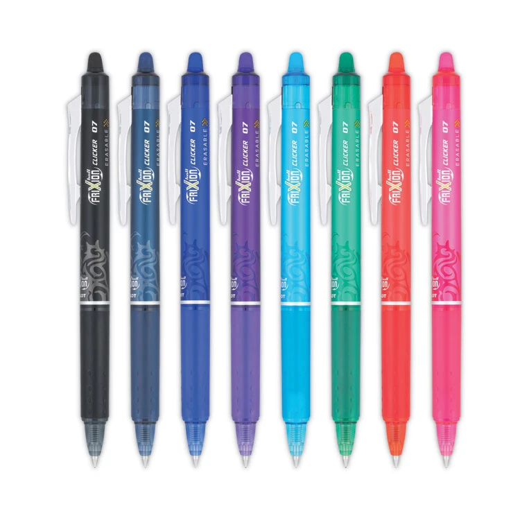 Pilot FriXion Clicker Erasable Gel Pen, Retractable, Fine 0.7 Mm, Assorted Ink And Barrel Colors, 8/Pack 4 Pilot FriXion Clicker Erasable Gel Pen, Retractable, Fine 0.7 Mm, Assorted Ink And Barrel Colors, 8/Pack - Image 2